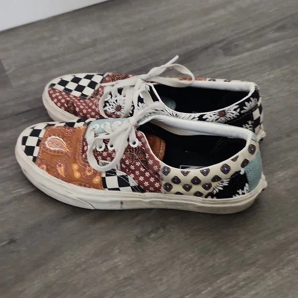 Vans tiger patchwork era skate shoes men's 7 or women's 8.5 - Picture 5 of 8